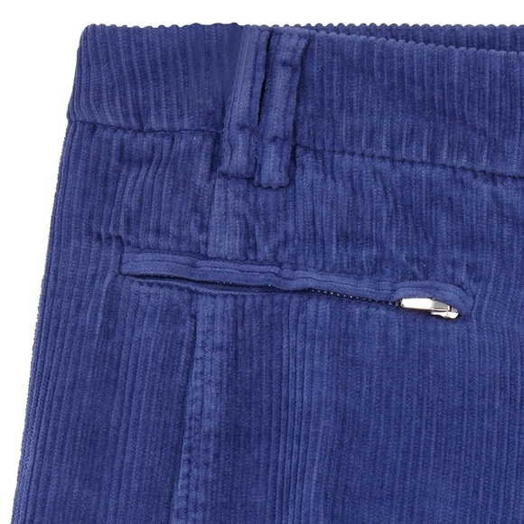 NWT Paul Smith Women's Wide-Leg Corduroy Trouser Cobalt Blue - Picture 3 of 9